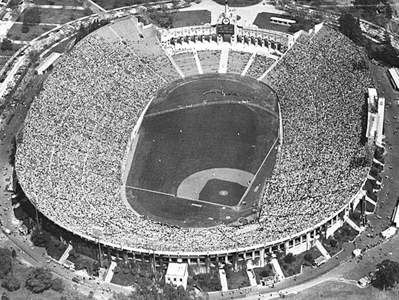 Los Angeles Dodgers  First Home Game image. Click for full size.