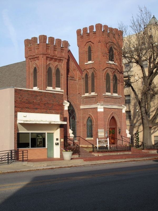 Saint Paul's Church and Marker. Click for full size. Saint Paul's Church and Marker image. Click for full size.