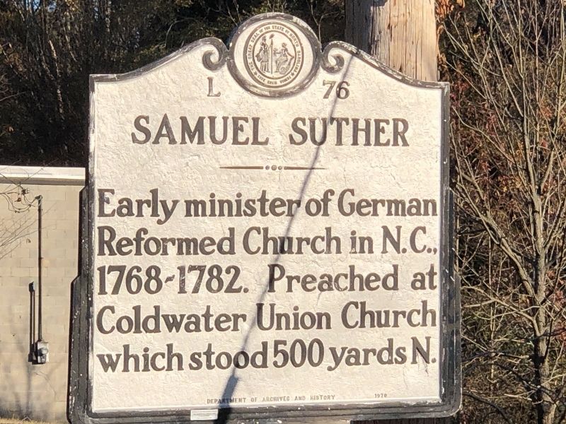 Samuel Suther Marker image. Click for full size.