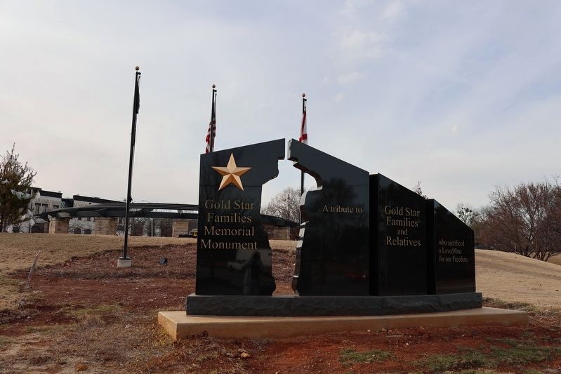 Gold Star Families Memorial Monument - Front image. Click for full size.