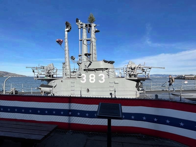 USS <i>Pampanito</i> (SS-383) Marker image. Click for full size.
