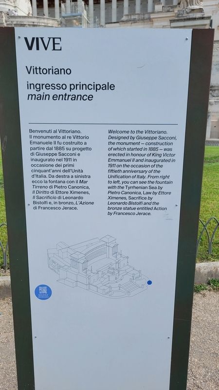 Vittoriano Marker. Click for full size. Vittoriano Marker image. Click for full size.