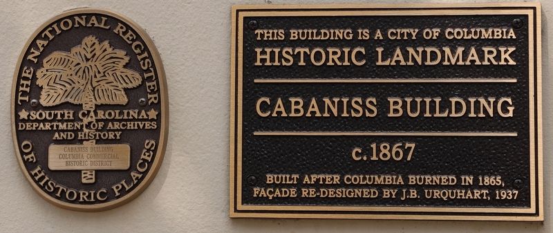 Cabaniss Building Marker image. Click for full size.