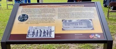Okahumpka Rosenwald School Marker. Click for full size. Okahumpka Rosenwald School Marker image. Click for full size.