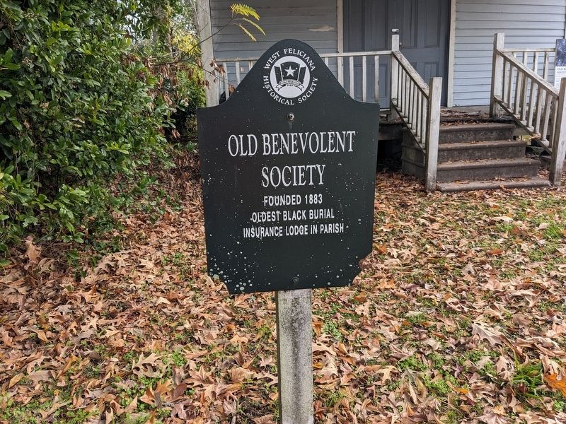 Old Benevolent Society Marker image. Click for full size.