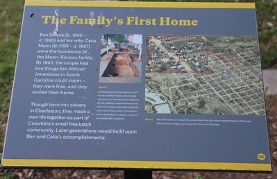 The Family's First Home Marker. Click for full size. The Family's First Home Marker image. Click for full size.