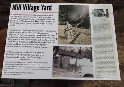 Mill Village Yard Marker image. Click for full size.