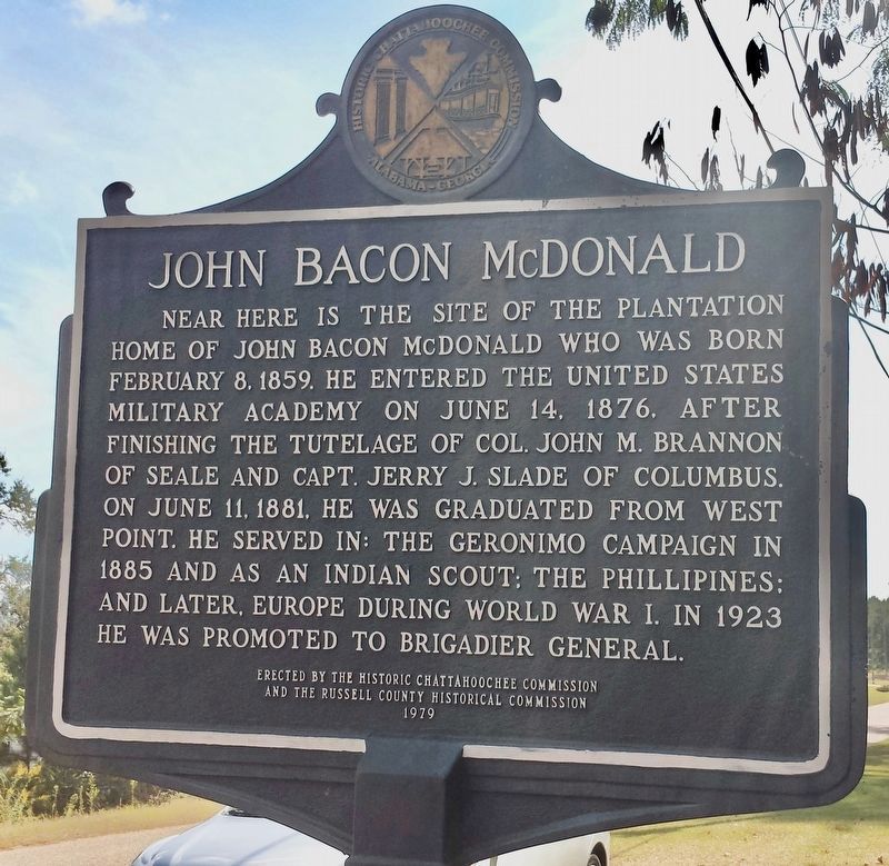 John Bacon McDonald Marker image. Click for full size.