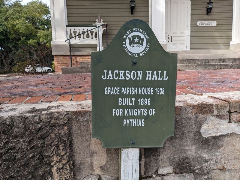 Jackson Hall Marker image. Click for full size.