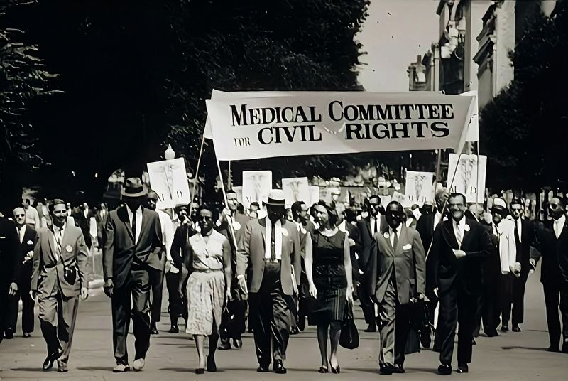 Medical Committee for Civil Rights at the March on Washington, 1963 image. Click for full size.