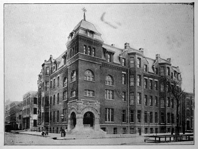 St. Vincent's Infant Asylum and Maternity Hospital, original building image. Click for full size.