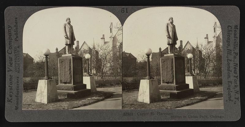 Carter H. Harrison Statue image. Click for full size.