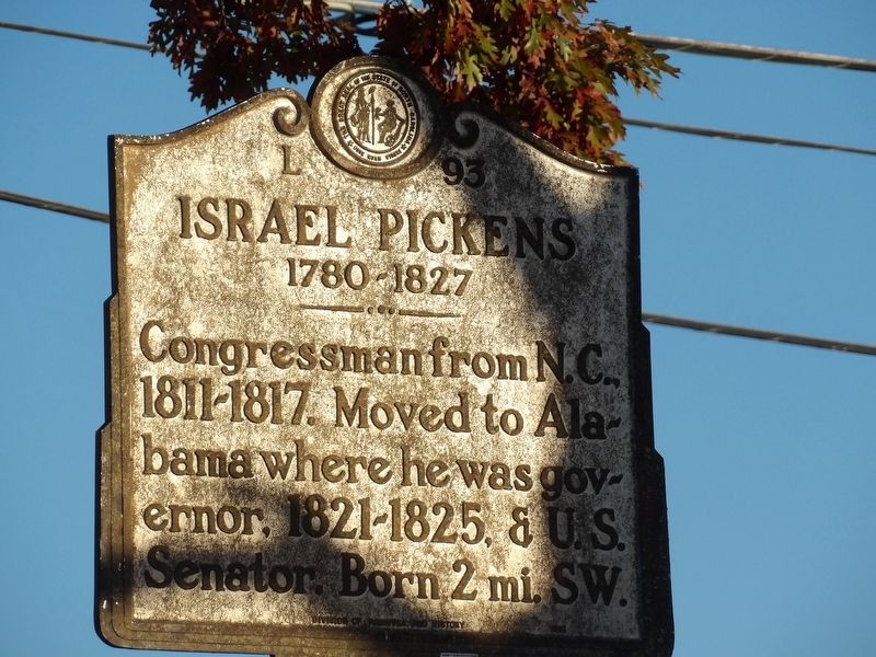 Israel Pickens Marker image. Click for full size.
