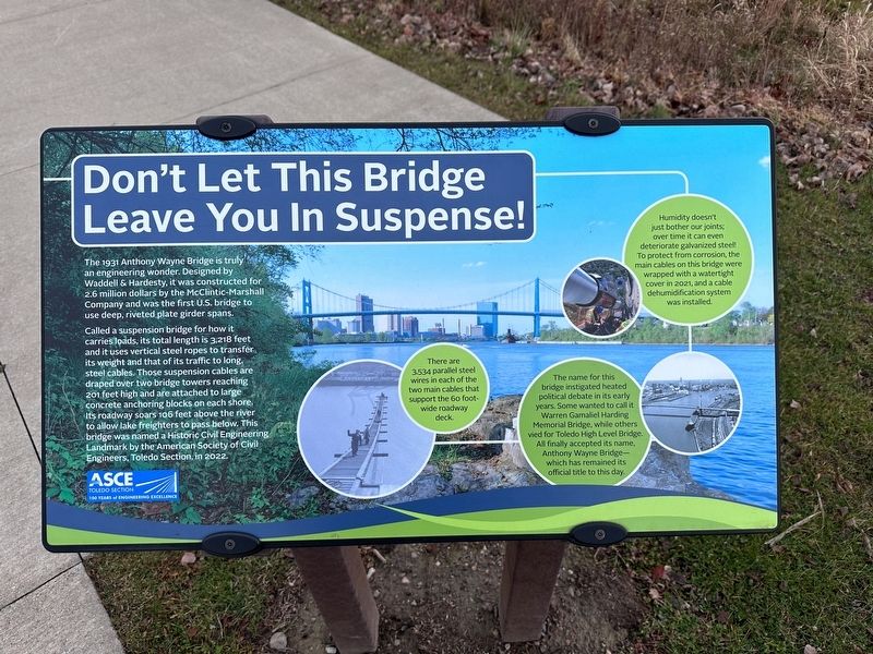 Don't Let This Bridge Leave You In Suspense! Marker image. Click for full size.
