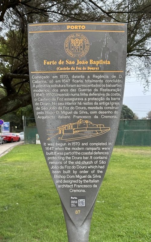 Forte de S�o Jo�o Baptista Marker image. Click for full size.