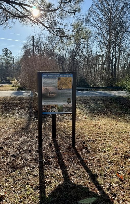 John Smith Explores the Chesapeake Marker image. Click for full size.