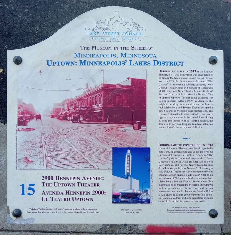 2900 Hennepin Avenue: The Uptown Theater Marker image. Click for full size.