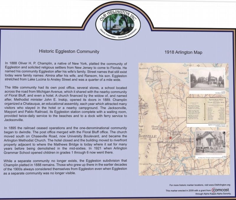 Historic Eggleston Community Marker image. Click for full size.