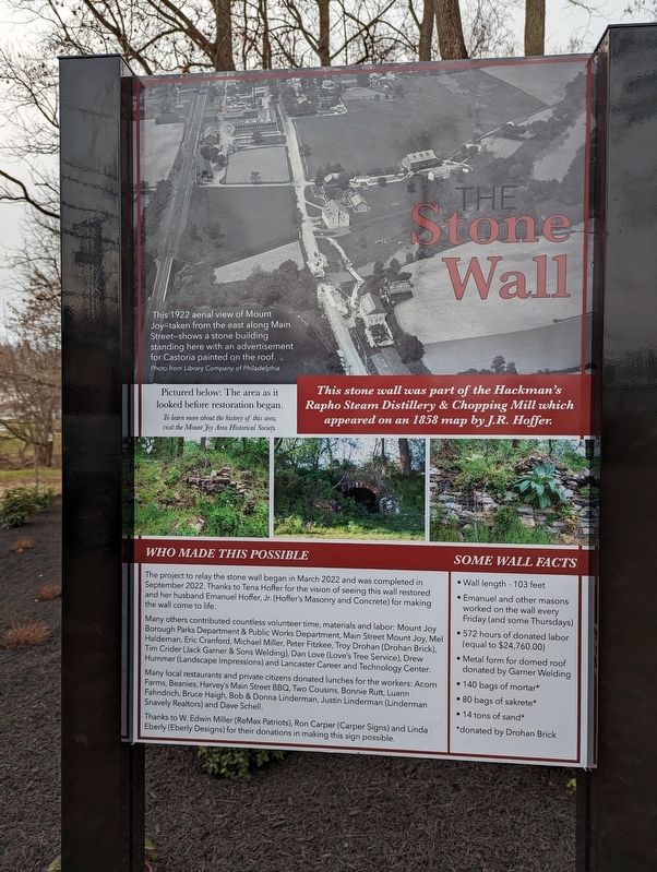The Stone Wall Marker image. Click for full size.