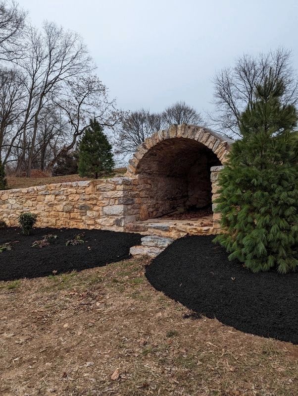 The Stone Wall Marker. Click for full size. The Stone Wall Marker image. Click for full size.