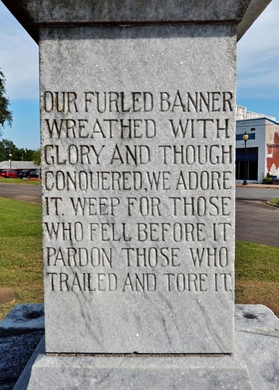 Lincoln County Confederate Memorial<br>(<i>northwest panel</i>) image. Click for full size.