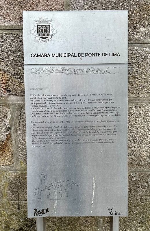 Igreja Matriz / Parish Church Marker. Click for full size. Igreja Matriz / Parish Church Marker image. Click for full size.