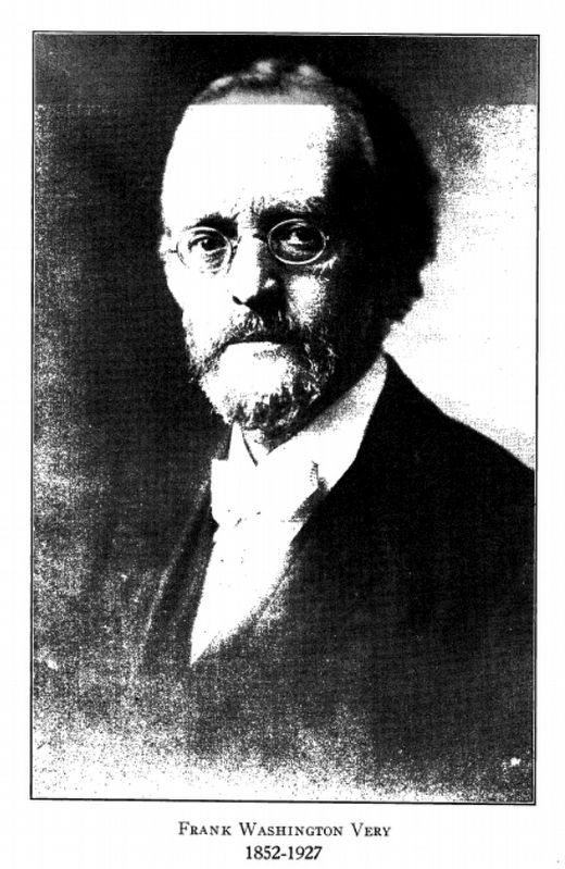 Frank W. Very (1852-1927) image. Click for full size.