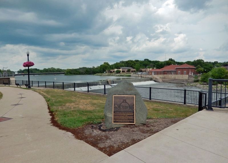The Bremer Avenue Bridge over the Cedar River Marker image. Click for full size.