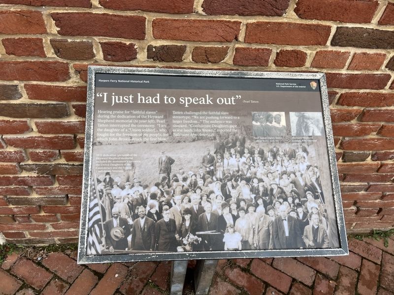 "I just had to speak out" Marker image. Click for full size.