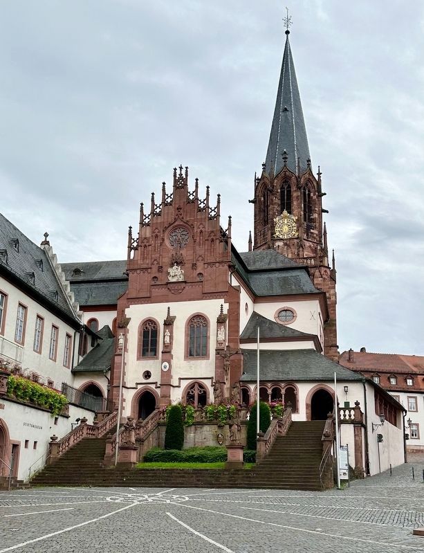 Aschaffenburg Marker - wide view image. Click for full size.