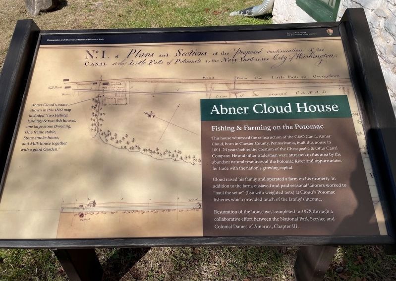 Abner Cloud House Marker image. Click for full size.