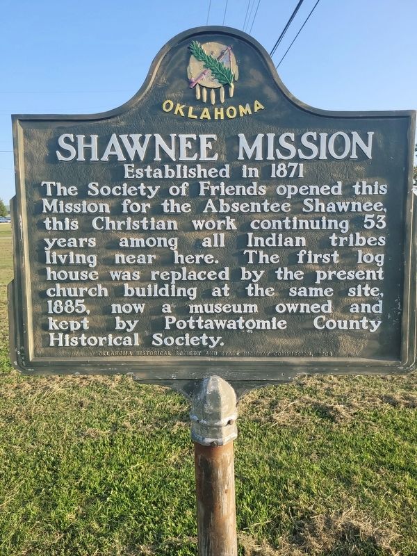 Shawnee Mission Marker image. Click for full size.