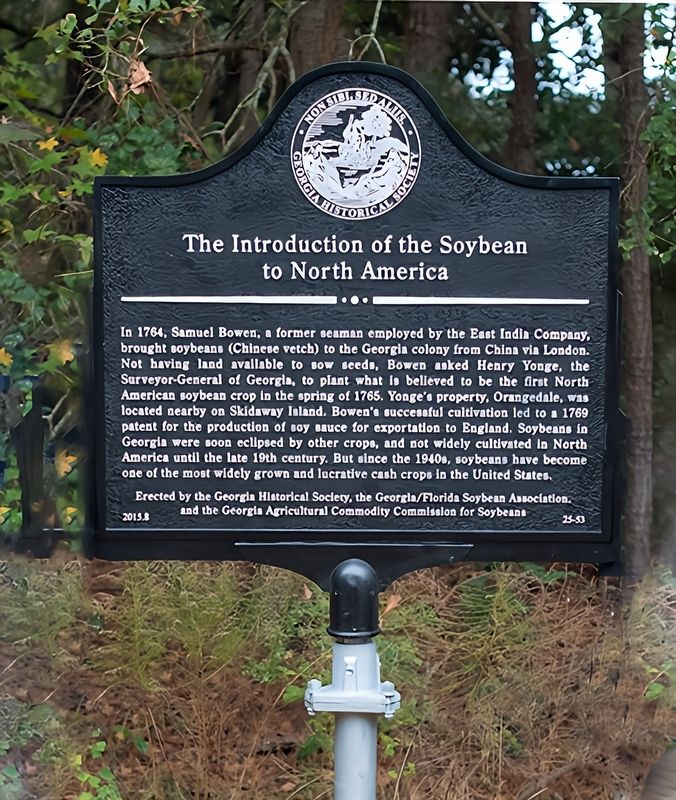 The Introduction of the Soybean to North America Marker image. Click for full size.
