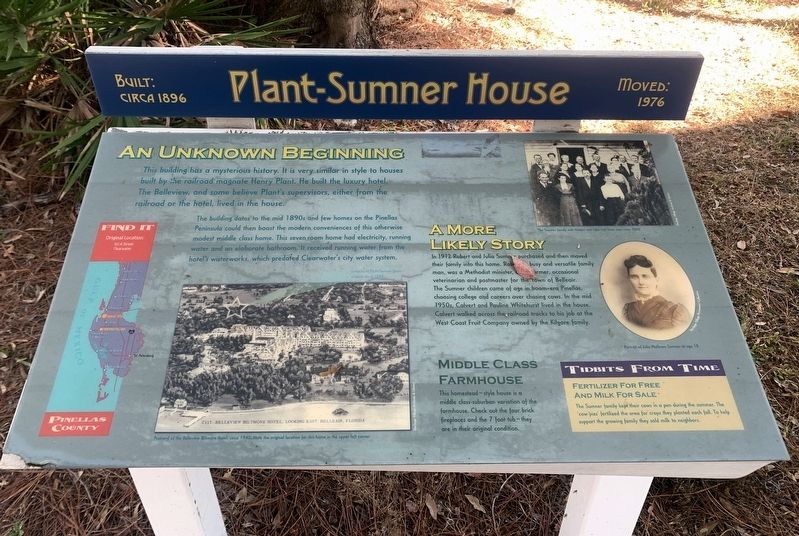 Plant-Sumner House Marker image. Click for full size.