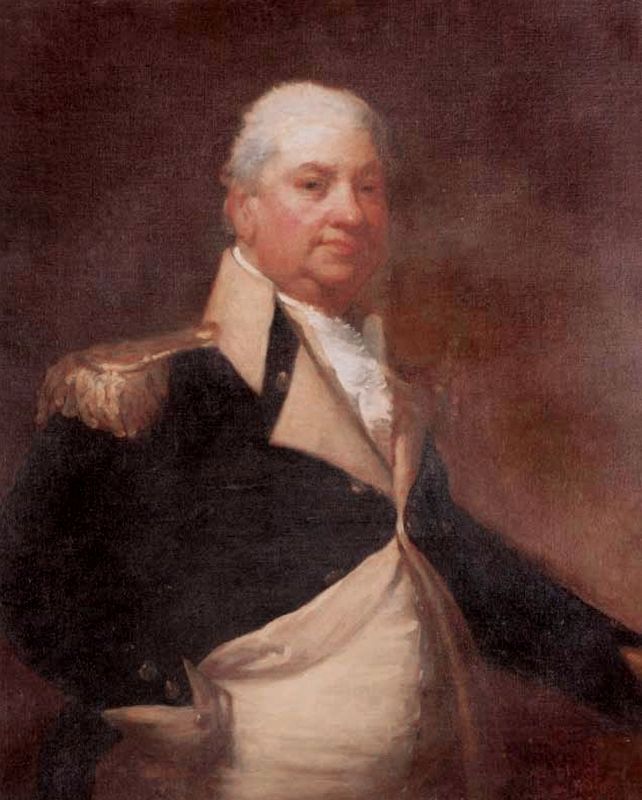 Henry Knox, 1873 by James Harvey Young<br>after Gilbert Stuart image. Click for full size.