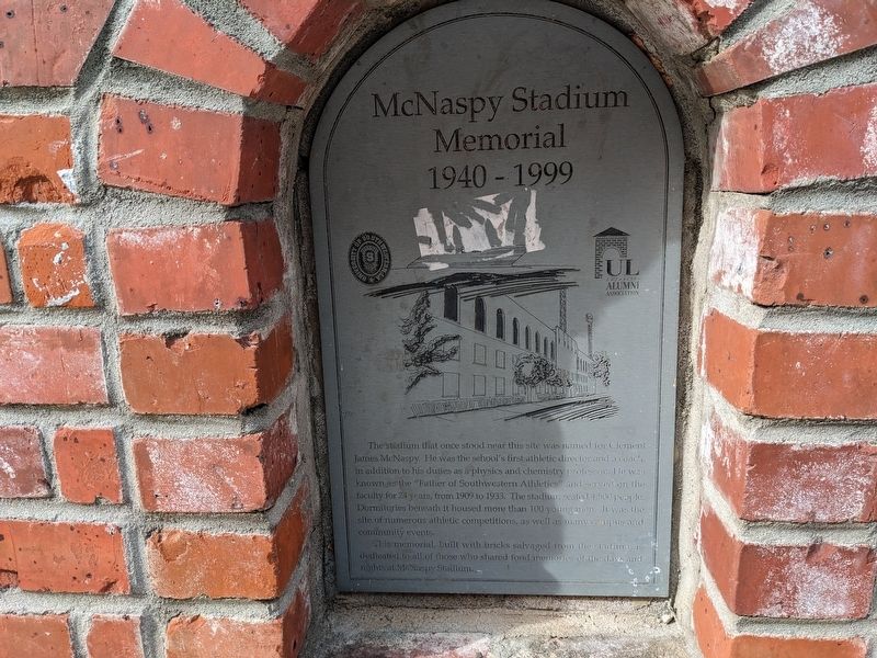 McNaspy Stadium Memorial Marker image. Click for full size.