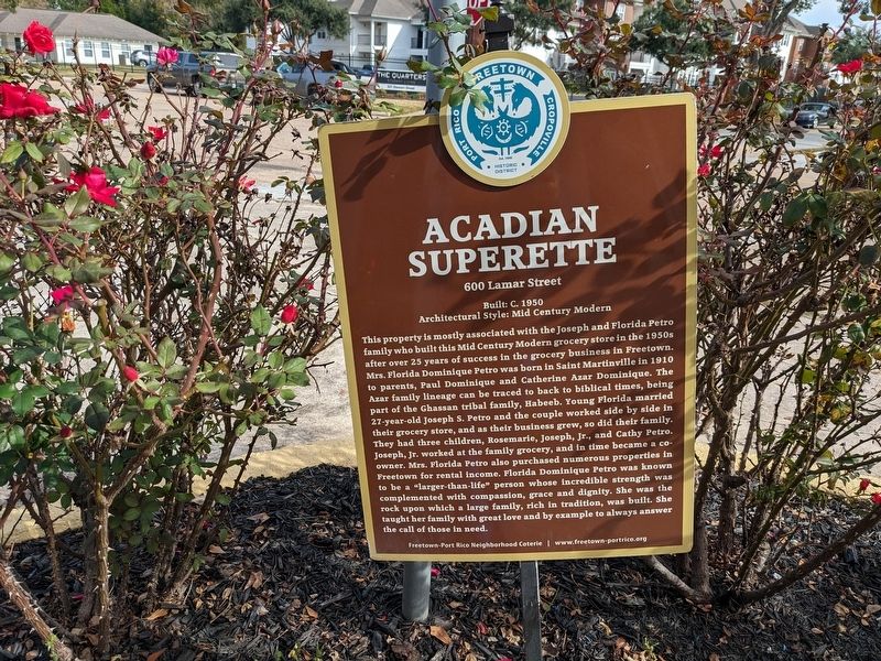 Acadian Superette Marker image. Click for full size.