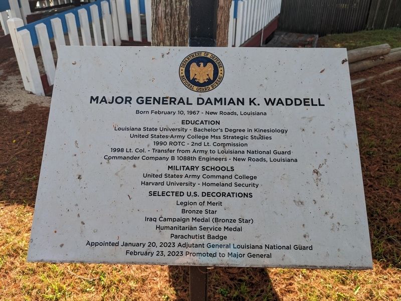 Major General Damian K. Waddell Marker image. Click for full size.