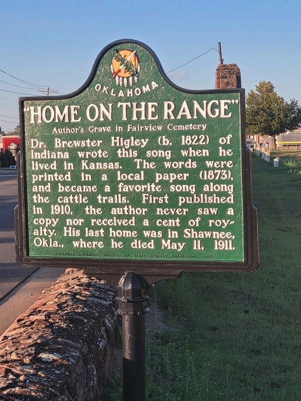 Home on the Range Marker image. Click for full size.