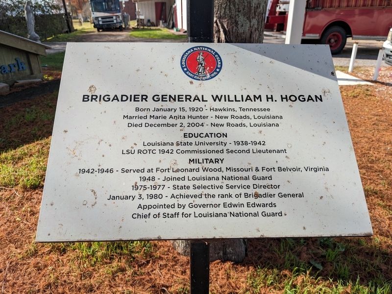 Brigadier General William H. Hogan Marker image. Click for full size.
