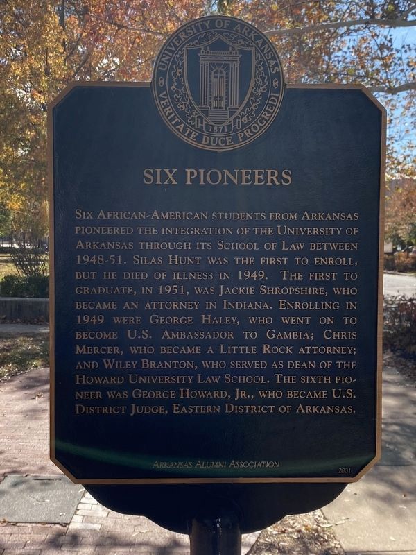 Six Pioneers Marker image. Click for full size.