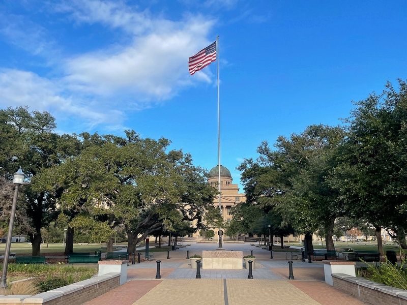 View from the Marker Towards the Academic Building. Click for full size. View from the Marker Towards the Academic Building image. Click for full size.