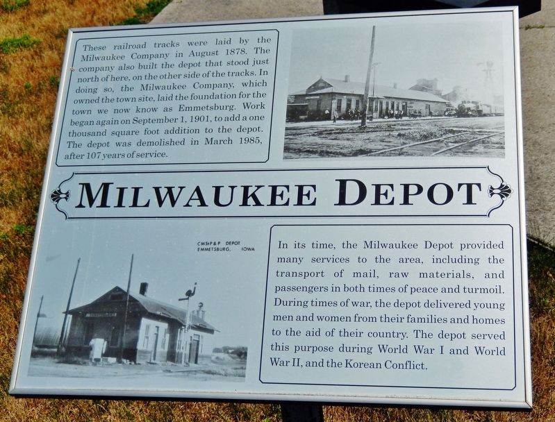 Milwaukee Depot Marker image. Click for full size.