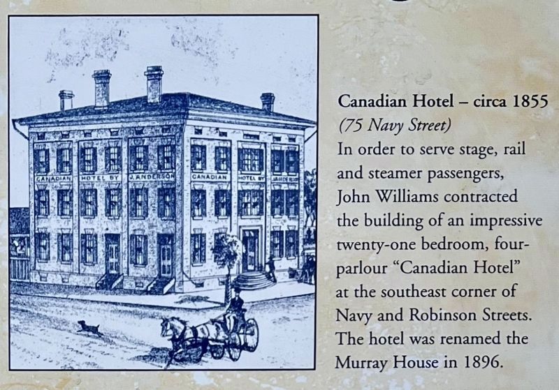 Commercial Buildings marker photo detail image. Click for full size.