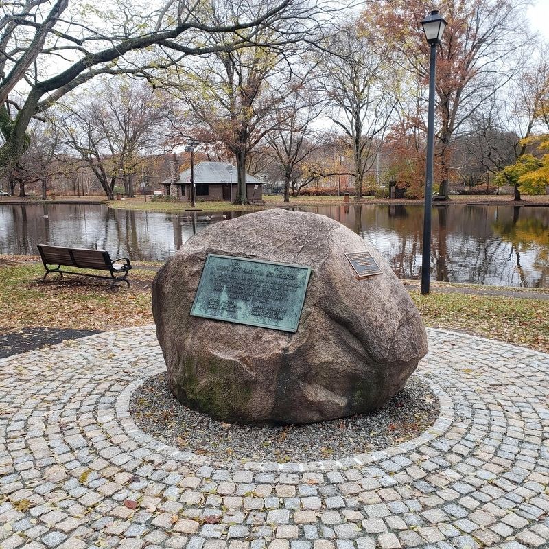South Orange Memorial Rock image. Click for full size.