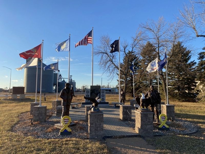 Miner County Veterans Memorial. Click for full size. Miner County Veterans Memorial image. Click for full size.