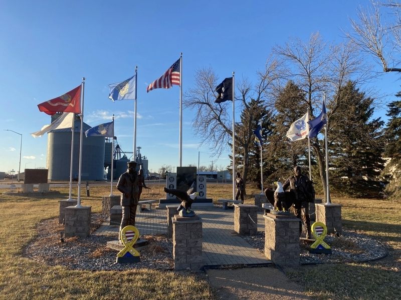 Miner County Veterans Memorial image. Click for full size.