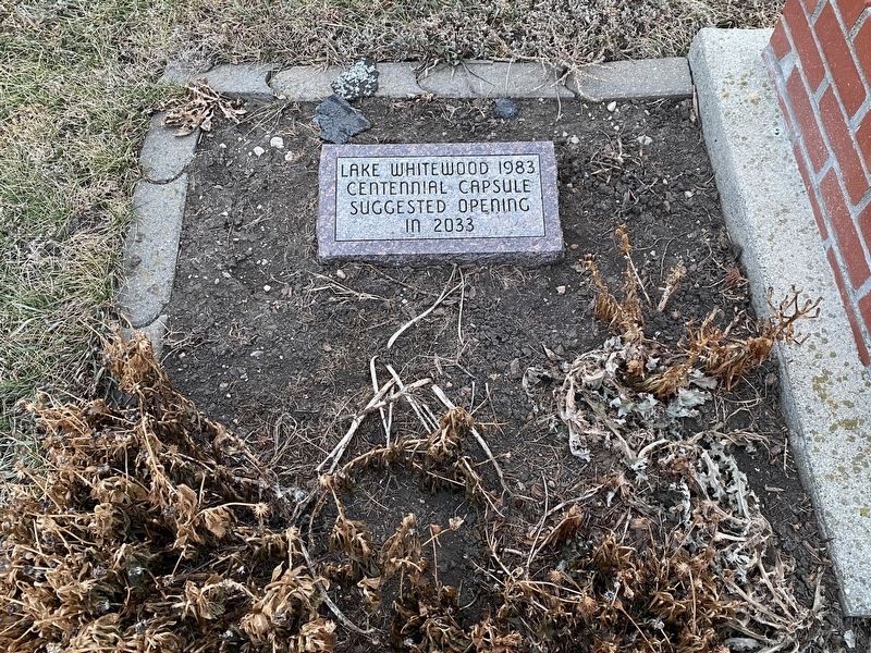 Lake Whitewood Time Capsule image. Click for full size.