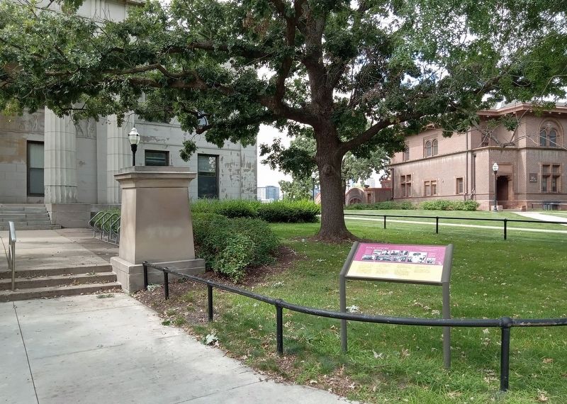 Education Marker outside Burton Hall at the University of Minnesota. Click for full size. Education Marker outside Burton Hall at the University of Minnesota image. Click for full size.