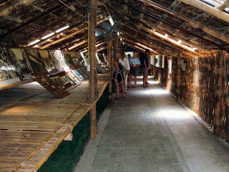Inside one of the Huts in the Museum. Click for full size. Inside one of the Huts in the Museum image. Click for full size.